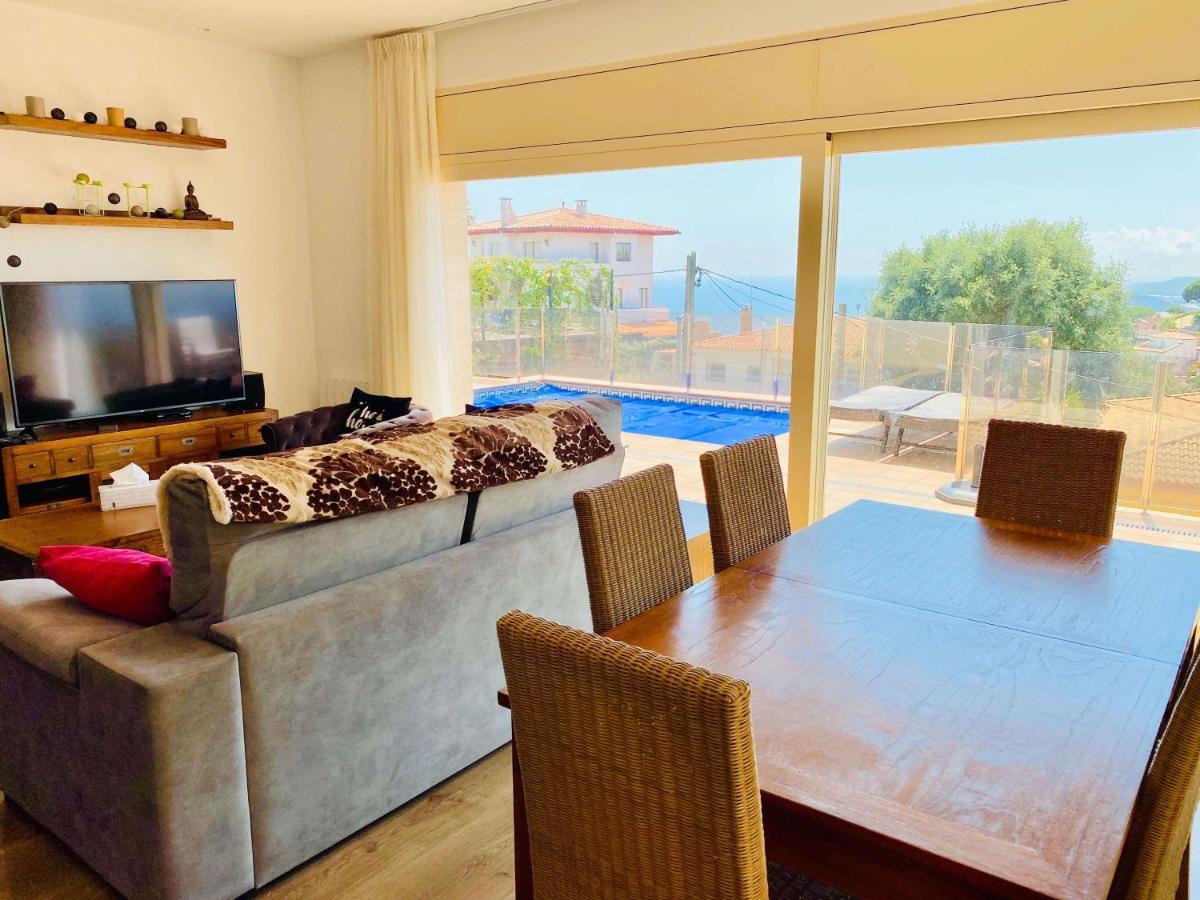 Luxury Villa Investingspain With Sea Views, Pool And Jacuzzi Льорет-де-Мар Екстер'єр фото