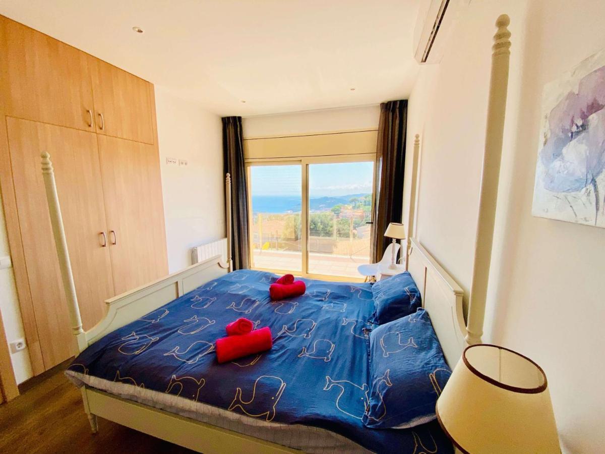 Luxury Villa Investingspain With Sea Views, Pool And Jacuzzi Льорет-де-Мар Екстер'єр фото