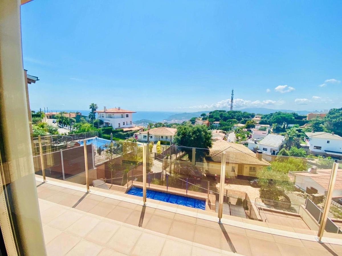 Luxury Villa Investingspain With Sea Views, Pool And Jacuzzi Льорет-де-Мар Екстер'єр фото