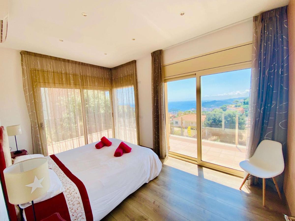 Luxury Villa Investingspain With Sea Views, Pool And Jacuzzi Льорет-де-Мар Екстер'єр фото