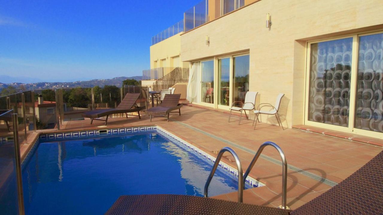Luxury Villa Investingspain With Sea Views, Pool And Jacuzzi Льорет-де-Мар Екстер'єр фото